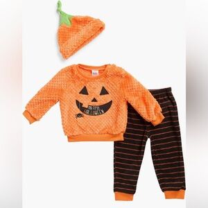 BABY STARTERS My First Halloween Quilted Minky Outfit Set, 24M, NWT 🎃